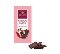 Domori® | Cioccolato Fondente Peperoncino Calabrese | Tavoletta Cioccolato Fondente Cacao Criollo e Peperoncino - 75 Gr