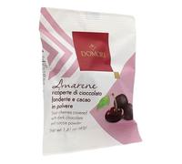 DOMORI DRAGEES AMARENE RICOPERTE DI CIOCCOLATO FONDENTE E CACAO IN POLVERE 40 GR