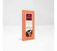 DOMORI TAVOLETTA 70% CIOCCOLATO FONDENTE SOAVE CON CACAO CRIOLLO 75 GR