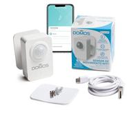 Domos - Sensore di movimento Wifi | Rilevatore di movimento intelligente | Sensore di presenza | Rilevatore di movimento esterno | Domotica per la casa