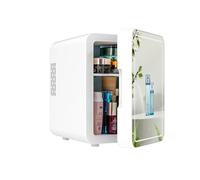 Domoyomi Mini Frigorifero per Cosmetici, 4 Litri, Portatile, Scatola portaoggetti di bellezza, per interni ed esterni, Party Home (bianco)
