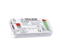 DOMRAEM 4-Channel LED Strip Controller ESP32 WLED Digital Controller PD5/12/20V DC5-24V Input 16A B