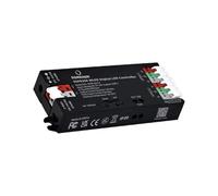 DOMRAEM ESP8266/ESP32 Controller LED digitale USB-C WLED | Strisce IC RGB WS2814/12B/05/APA102 | Fusibile da 16 A ~ 0,5 W in standby | Microfono e UART(Black ESP8266)