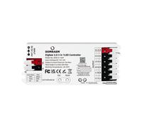Domraem Zigbee3.0 RGBCCT RGB RGBW LED Strip Controller 3 in 1 12V-24V 20A Dimmer Works SmartThings for Alexa Home