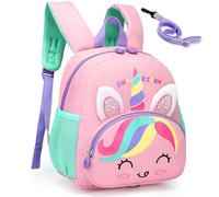Domueay Zainetto Bambina Zaino Scuola Asilo Elementare Bambina Piccolo Zaino per Bambini Animale Impermeabile Cartella Scuola per Materna Nido 1-5 Anni Ragazza, Unicorno