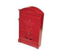 Domus Cassetta Posta Regia Alluminio Pressofuso Rosso mm 260x90 H.mm 410