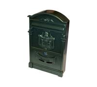 Domus Cassetta Posta Regia Alluminio Pressofuso Verde mm 260x90 H.mm 410