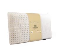 Domus Dream Cuscino per Dormire Memory Foam Forato a Saponetta, Rinfrescante e A