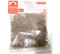 DOMUS KITS PEZZI DI RICAMBIO TETTO NERO 10x12x1 mm 300 PZ ART 01151/300