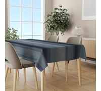Domus&Trend - Tovaglia Cotone 140x180 6 Posti Cucina e Sala da Pranzo Interna/Esterna, Tovaglia Copritavolo Rettangolare per Tavola Estiva/Invernale Resistente Lavabile 30° no Stiro 100% Made in Italy