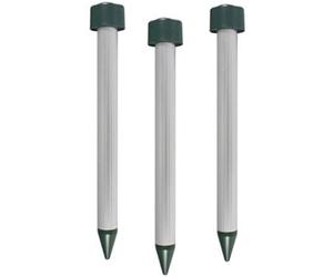 DOMUS ULTRASUONI SCACCIATALPE Topi Talpa Talpe 3 Pezzi RODITORI DISSUASORE Batteria MAX1875mq Giardino Frutta Fiori ORTAGGI