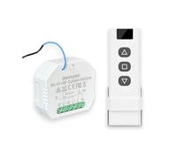 domyno Centralina per tapparelle Interruttore Serrande Tende con Controllo Wifi, Telecomando, Alexa, G.Home, App Tuya e Smartlife - Centralina + Telecomando 1 canale -