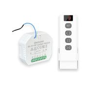 domyno Centralina per tapparelle Interruttore Serrande Tende con Controllo Wifi, Telecomando, Alexa, G.Home, App Tuya e Smartlife - Centralina + Telecomando 9 canali -