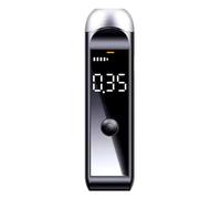 domyno Etilometro Portatile Alcol Test con Display LCD Tascabile Carica USB Alta precisione Certificato CE