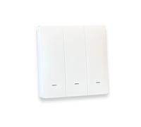 domyno Pulsante senza fili da parete per CentralinaTtapparelle Interruttore Serrande Tende con Controllo Wifi, Telecomando, Alexa, G.Home, App Tuya e Smartlife - solo Pulsante senza fili -
