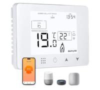 domyno TERMOSTATO WIFI SMARTPHONE APP ALEXA GOOGLE CRONOTERMOSTATO INTELLIGENTE CALDAIA DA PARETE ALIMENTAZIONE 90-240 Vac (display ITALIANO)
