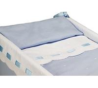 Don Algodon Crob Cover Zoe 70 x 45 cm di cotone blu/bianco