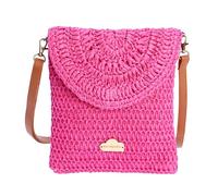 DON ALGODON Evora Borsa a tracolla donna - Borsa spiaggia donna - Borsa donna estate - Borsa rafia donna Donna (Pacco da 1)