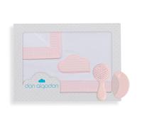 Don Algodón - Lenzuola per culla Cloud, colore: Bianco/Rosa