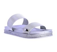 DON ALGODON Mujer - Chanclas para Playa Y Piscina-Sandalias Flip Flop De Goma con Suela Antideslizante Y Diseño Ligero, Ciabatte Donna Spiaggia Sandali Infradito, Argento, 37 EU