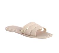 DON ALGODON Mujer - Chanclas para Playa Y Piscina-Sandalias Flip Flop de Goma con Suela Antideslizante Y Ligera, Donna-Infradito Spiaggia Sandali, Beige, 38 EU