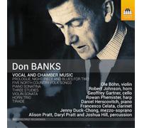 Don Banks Don Banks: Vocal and Chamber Music (CD) Album