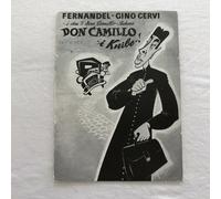 Don Camillo e l'on. Programma cinematografico danese Peppone Fernandel, Gino ...
