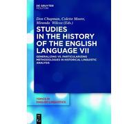 Don Chapman Studies in the History of the English Language VI (Copertina rigida)