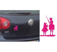 Don Chisciotte E Sancho, Adesivo Da Vinile Versione Destra