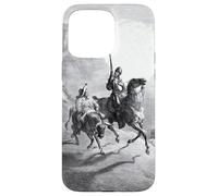 Don Chisciotte e Sancho partendo di Gustave Dore (1863) Custodia per iPhone 15 Pro Max