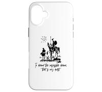 Don Chisciotte per sognare impossibile che sia la mia missione Custodia per iPhone 16 Plus