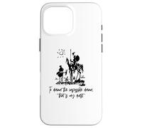 Don Chisciotte per sognare impossibile che sia la mia missione Custodia per iPhone 16 Pro Max