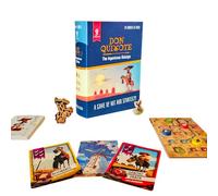 Don Chisciotte: The Ingenious Hidalgo | Gioco da tavolo per famiglie divertente e intelligente per 2-6 giocatori | Basato sul romanzo più letto al mondo | Facile da imparare per età 8+, 20 minuti di