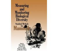 Don E. Wilson Measuring and Monitoring Biological Diversity (Tascabile)