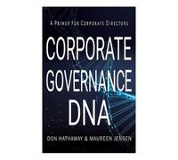 Don Hathaway Maureen Jensen Corporate Governance DNA (Tascabile)