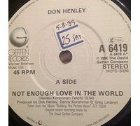 DON HENLEY - not enough love in the world / same 45 rpm single