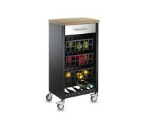 DON HIERRO - Carrello da cucina KARA struttura nera