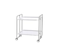 DON HIERRO Carrello da cucina pieghevole grigio con ruote BAUHAUS 2 ripiani