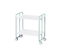 Carrello pieghevole da cucina BAUHAUS, 2 vassoi. Struttura grigio