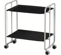 Carrello pieghevole da cucina BAUHAUS, 2 vassoi. Struttura grigio