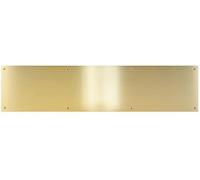 Don-Jo CPG Products - Piastra in metallo, altezza 30,5 cm, spessore 0,9 cm, larghezza a scelta per la tua porta (tono ottone (BT), 30,5 cm x 36 cm (90-12''KP)