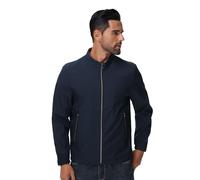 DON JOHNSON Giacca da Uomo Giubbotto Casual Leggera per Uomo Giacche Sportive Bomber Giubbino Manica Lunga (IT, Testo, L, Regular, Regular, Blu)