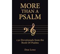 Don Lowe More Than a Psalm (Tascabile)