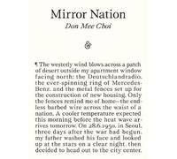 Don Mee Choi Mirror Nation (Tascabile)