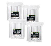 DON PALILLO - 1000 cannucce di carta. Confezionati singolarmente. Carta kraft. Biodegradabile. 200 x 6 mm