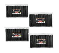 DON PALILLO - 1000 cannucce di carta di colore nero per cocktail. Dimensioni: 150 x 8 mm. 100% biodegradabili e compostabili. (4)