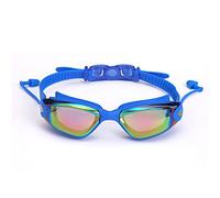 Don Quijote - JKLO Bicchieri da Nuoto in Silicone Adluts in Silicone con Tappi for Le Orecchie e Clip for Il Naso elettroplato Nero/Grigio/Blu 910 (Color : Sky Blue, Size : One Size)