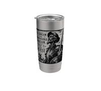 Don Quijote The Impossible Dream Stampa xilografia nera Bicchiere termico in acciaio inox doppia parete