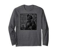 Don Quijote The Impossible Dream Stampa xilografia Nera Maglia a Manica