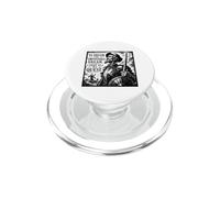 Don Quijote The Impossible Dream Stampa xilografia nera PopSockets PopGrip per MagSafe